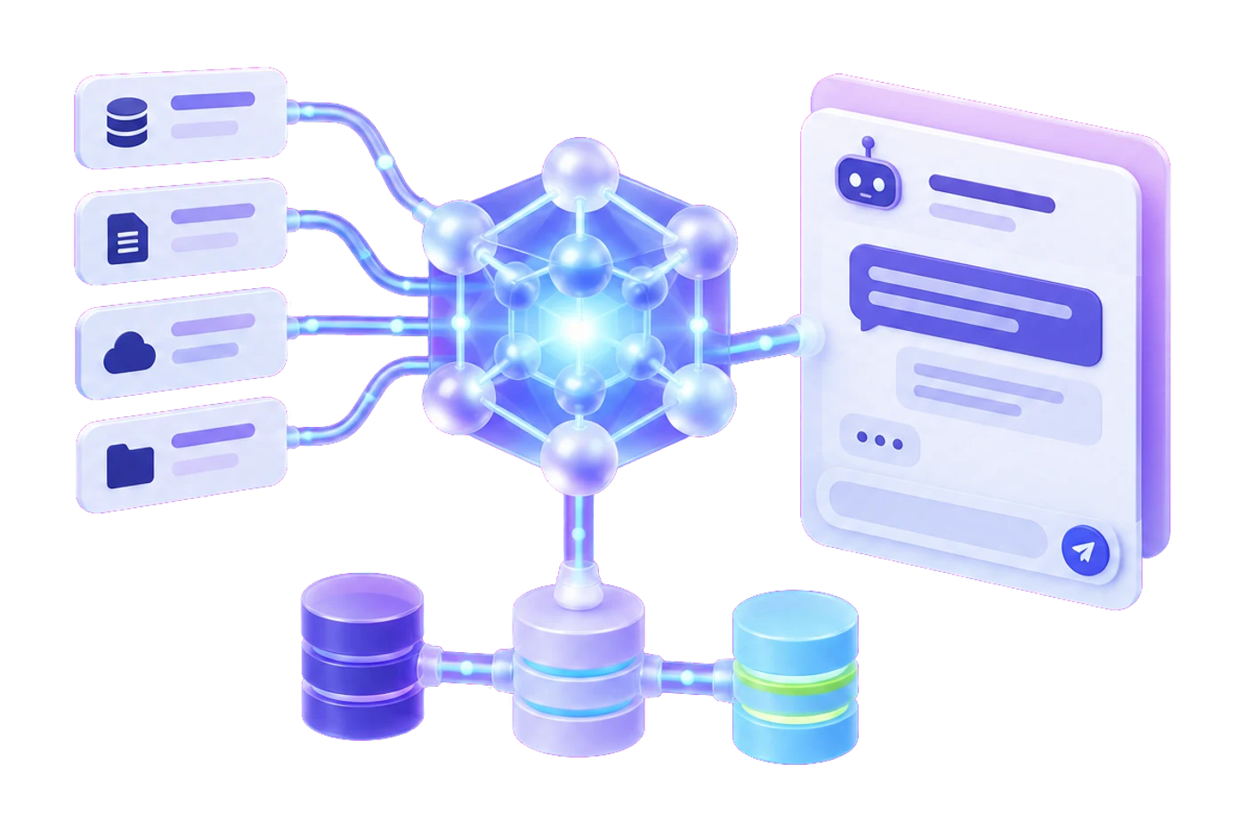Illustration of an AI development project